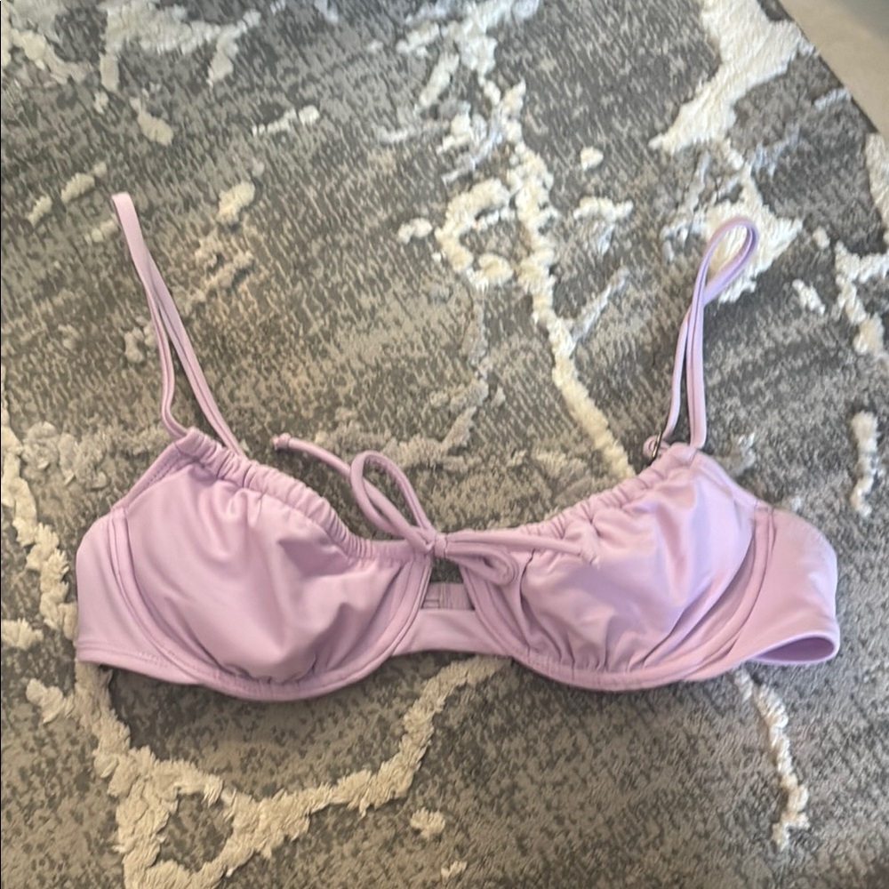 Xhiliration Lavender Bikini Top
